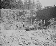 Clay pits, Sidney Island, Brick and Tile Co., N. end of Sidney Island, B.C 1910