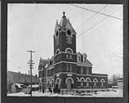 Post Office, [under construction] Aylmer, Ont Feb., 1914