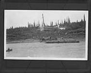 Imperial Oil Company's well on Mackenzie River, 45 miles below Norman, N.W.T