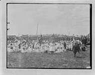 Gathering of school children at Virden, Man., 1920 1920.