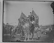 Camel ride at Canadian National Exhibition, Toronto, Ontario about 1895