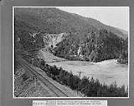 Thompson River showing Hellsgate on Canadian National Railways tunnel at Messiter, B.C