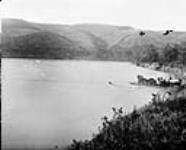 Looking down Belly River at "Coal Banks", [N.W.T., now Alta.] 27 June 1883