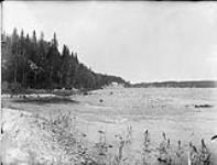 Grand Rapids, Saskatchewan River, Head of Old York Boat Portage, [Man.] 1890