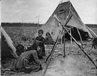 Slavey Indian camp, Fort Providence, N.W.T n.d.