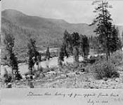 Tulameen River, looking up from opposite Granite Creek, B.C July 23, 1888