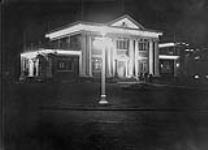 Press Building at night. Canadian National Exhibition, Toronto, Ontario 1911