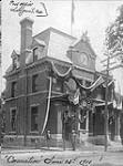 Post Office decorated for the Coronation [celebrations] 23 June, 1911