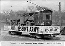 T.T.C. R serveErve Army Float. April 10, 1943 10 April 1943.