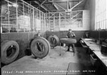 Tire rebuilding room, Parkdale Garage, [Toronto, Ont.] Apr. 19, 1949 19 Apr. 1949