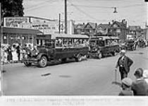 Toronto Transporation Commission Motor Coaches in Orange Celebration [Toronto, Ont.] July, 1925