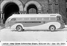 Gray Coach Lines Interurban Coach, Clipper 25. Jan. 1939 19 January 1939.