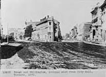 Front and Wellington Street looking west from City Hall, Toronto, Ont 1870