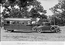 Colonial Coach Lines Limited Aero Car A27, with bus type trailer, Aug. 12, 1930 12 August 1930.