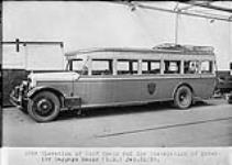 Gray Coach Lines Coach #62 Elevation of roof for installation of interior baggage racks. Jan. 31, 1929 31 Jan. 1929