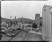 [Canadian National Exhibition, looking towards the Livestock Building, Toronto, Ont.] [c. 1936]