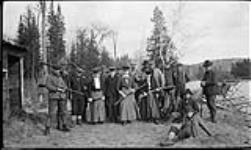 Hunting camp at Slate Falls - Renfrew Co 1907