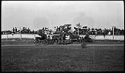 Horses and buggies at Fair grounds ca. 1910
