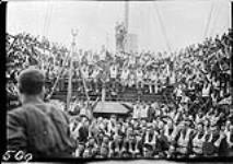 [Canadian troops in S.S. "Justicia", en route to Liverpool, Eng., 1917.] 1917