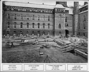 West Block renovations, Parliament Buildings, Ottawa, Ont., (Courtyard looking north West.) Sept. 2, 1961