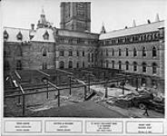 West Block renovations, Parliament Buildings, Ottawa, Ont. (Courtyard, looking west) 2 Ot. 1961