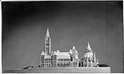 Model, [Centre Block, showing Library] Parliament Buildings, Ottawa, Ont n.d.
