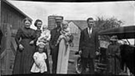 Group (family) at a farm ca. 1910 - 1920