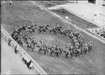 The "Spiral", Musical Ride, Royal Canadian Dragoons, Canadian National Exhibitin 1935