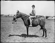 Master Kee on arabian mare "Adet", Bayview Farm 7 June 1958