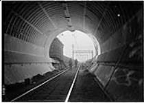 St. Clair Tunnel, portal, Port Huron, [Mich.], 9 Nov., 1908 9 Nov. 1908