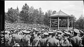 34th [Infantry Battalion] in the Exhibition Grounds in Guelph 19 May 1915