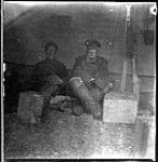 Bernier Expedition - Mrs. Duncan and Mrs. Simpson in their tent June 1907