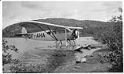 [Fairchild 71 aircraft CF-AHA of International Airways of Canada Ltd. on the Kaniapiskau River, P.Q., 1929.]