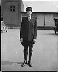 Postal chauffeur in uniform, April 1942