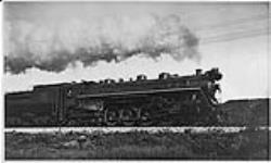 Canadian National Railway "Northern" type steam locomotive engine 6152 ca. 1930