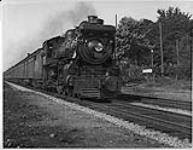 Canadian National Railway "Pacific" type steam locomotive engine 5586 ca. 1930