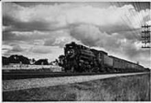 Canadian National Railway "Hudson" type steamlocomotive engine 5704 ca. 1930