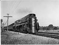 Canadian National Railway "Northern" type steam locomotive engine 6403 ca. 1930