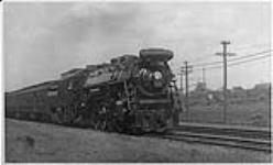 Canadian National Railway "Mountain" type steam locomotive engine 6048 ca. 1930