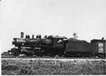 Canadian National Railway engine 859 steam locomotive "Ten-Wheeler" type ca. 1930