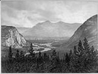 Bow River Valley from Hot Spring's road 1886