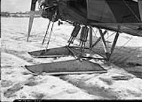 Side view skis, Avro-Ketchums Boathouse 10 Mar. 1927