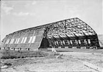 New hangar during construction 5 July 1927