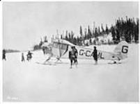 Aircraft - Fairchild - A/F - Hauling Fairchild after removal from ice 22 Feb. 1928