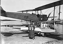 Mrs. C.H. Walker before flight in Moth DH 18 Aug. 1928