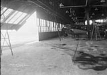 New hangar, doors open and shut 22 Oct. 1931