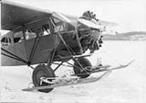 [Fairchild 71 aircraft of the R.C.A.F. fitted with Perry ski-wheel equipment, Rockcliffe, Ont., 20 January 1932.] 20 Jan. 1932