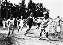 Sports Day - Camp Borden - running race ca. 1932
