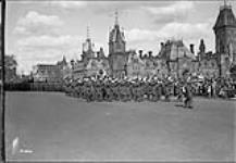 Marchpast of the R.C.A.F. Band on Parliament Hill during the visit of H.M. King George VI and Queen Elizabeth May 1939