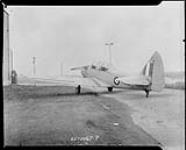 [Fairchild 'Cornell' I aircraft FH652 of No. 3 Flying Instructors' School, R.C.A.F., Rockcliffe, Ont., c. July 1942.] [On ground, 3/4 rear port view.] ca. July 1942